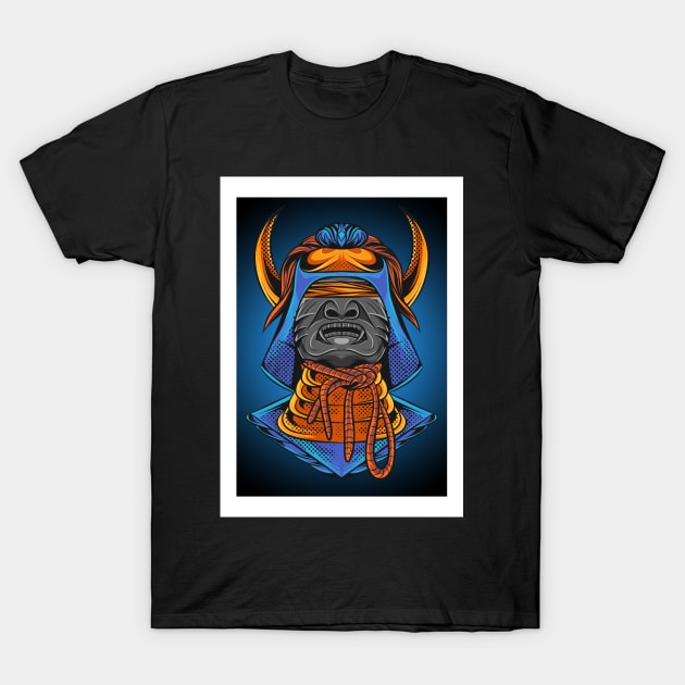 Samurai ronin mask T-Shirt by San Creative